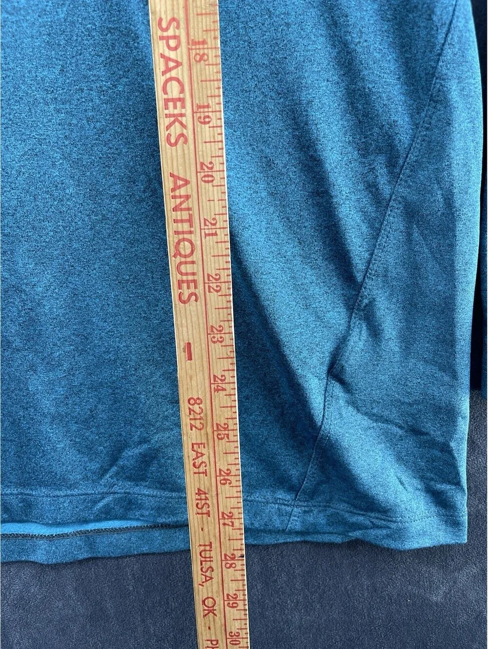 The North Face Men’s L FlashDry XD 1/4 Zip Pullover Blue Outdoor Shirt